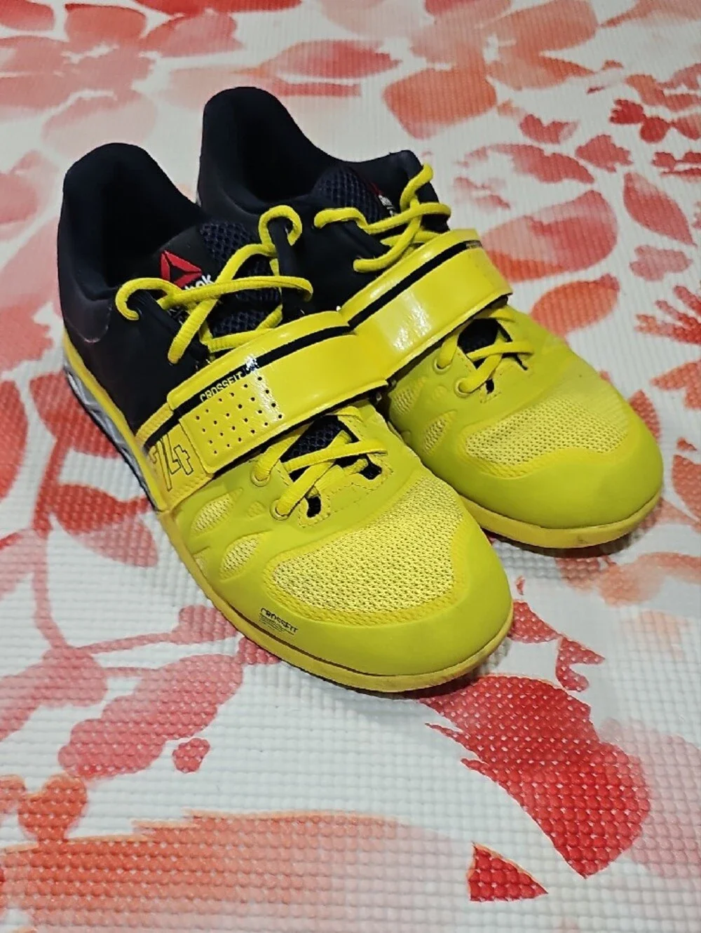 Reebok Yellow and Black CrossFit Training Shoes